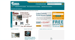 Desktop Screenshot of cobracontrols.com
